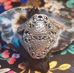 Sarda Signed & Stamped 925 Sterling Silver Ring - Sz 8